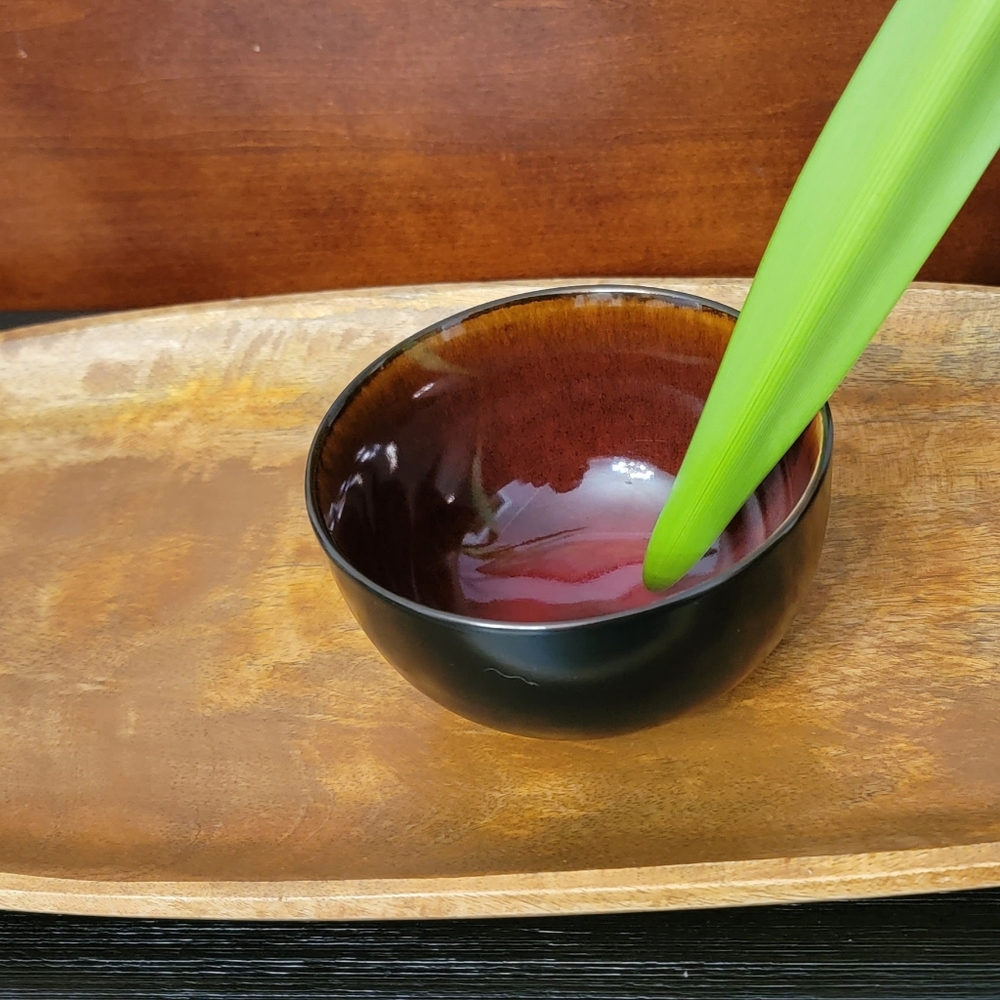 Mini Bowl In Black and Red
